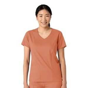 Wink Boundless Women's 2-Pocket V-Neck Scrub Top - 1 of 4