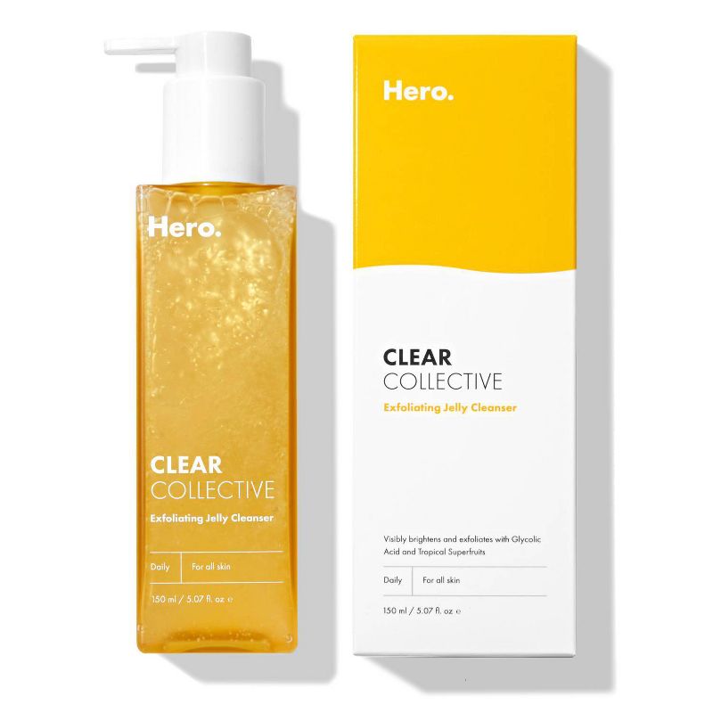 Hero Cosmetics Clear Collective Exfoliating Jelly Cleanser - Citrus - 150ml, 1 of 10