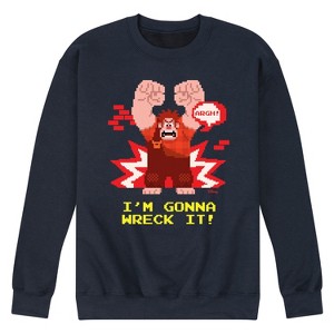 Men's - Disney - I'm Gonna Wreck It Graphic Fleece Sweatshirt - 1 of 4