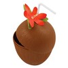 Henbrandt Coconut Cup Flower and Straw - 2 of 4