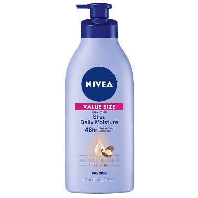 NIVEA Shea Nourish Dry Skin Body Lotion with Shea Butter