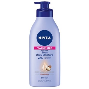 NIVEA Shea Nourish Dry Skin Body Lotion with Shea Butter - 1 of 4