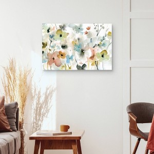 24" x 36" Garden Variety by Carol Robinson Unframed Wall Canvas - Masterpiece Art Gallery: Modern Botanical Abstract Art, Horizontal Layout - 1 of 4