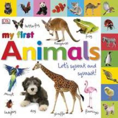 Tabbed Board Books: My First Animals - (DK My First Board Books)