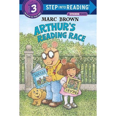 Arthur's Reading Race - (Step Into Reading) by  Marc Brown (Mixed Media Product)