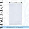 White Classic Luxury 100% Cotton Hand Towels Set of 6 - 16x30" - 3 of 4