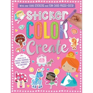 Sticker Color Create (Pink) - by  Make Believe Ideas (Paperback) - 1 of 1