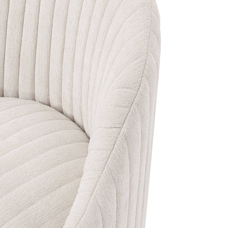 Leela Modern Swivel Boucle Upholstered Accent Chair - Manhattan Comfort, 3 of 10