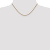 Black Bow Jewelry 2.1mm 14k Yellow Gold Solid Wheat Chain Necklace - 2 of 4