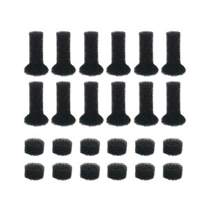 Nispira Lite Fountain Replacement Foam/Sponge Mufflers Compatible with Lite 2.5L/84oz Cat Water Fountain, 12 Sets - 1 of 4