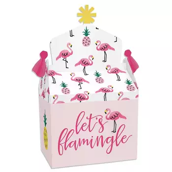 Big Dot Of Happiness Pink Flamingo - Party Like A Pineapple - Tropical ...