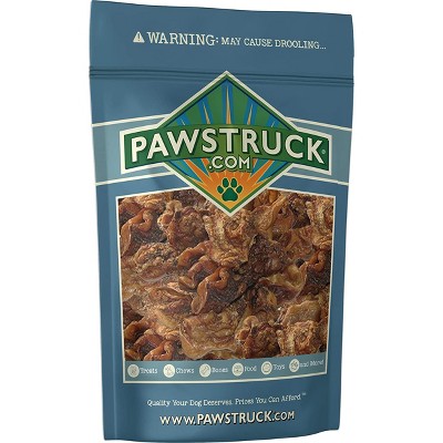 Pawstruck Sliced Pig Ears for Dogs, 1.5 lb bag - Bulk Dog Dental Treats & Pork Chews, Made in USA, American Made