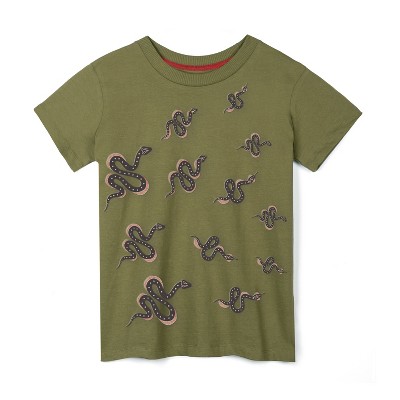 Mightly Toddler Fair Trade Organic Cotton Graphic Short Sleeve T-Shirt