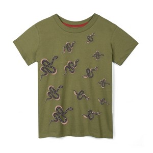 Mightly Toddler Fair Trade Organic Cotton Graphic Short Sleeve T-Shirt - 1 of 3