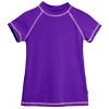 City Threads USA-Made Girls UPF 50+ Short Sleeve Rashguard - 2 of 4