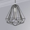 Livex Lighting Knox 1 - Light Pendant in  Shiny Black - 3 of 4