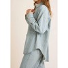 Women's Street Stripes Oversized Denim Shacket - GILLI - 2 of 4