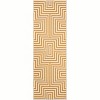 Washable Area Rugs for Living Room Bedroom Modern Geometric Striped Rugs Non-Slip Low Pile Soft Foldable Accent Rug - 4 of 4