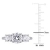 EVERLY JEWELRY | Sterling Silver 3 3/4 CT TGW White Cubic Zirconia Fashion Ring - 4 of 4