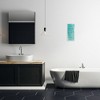 Stupell Industries Bathroom Rules on Turquoise, 7" x 17" - 2 of 4