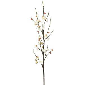 47" Artificial Plum Blossom Stem Cream - Vickerman - 1 of 3