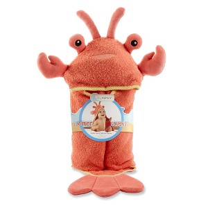 Baby Aspen Lobster Laughs Lobster Hooded Towel (0-9 Months) | BA14130NA - 1 of 4