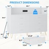 Dresser for Bedroom with LED Lights – 6 Drawer Dressers with Charging Station, Wood Storage Chest for Entryway, Closet, Living Room, Hallway - 3 of 4