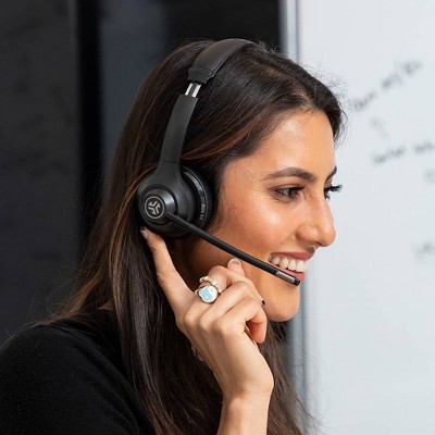JLab GO Work Wireless & Wired On-Ear Headset - Black