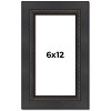 PosterPalooza | Panoramic Traditional Black Picture Frame - UV Acrylic, Foam Board Backing, Hanging Hardware - 2 of 4