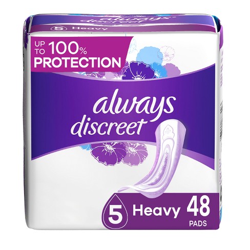 Poise Pads Maximum Absorbency Regular Length 48