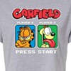 Women's - Garfield - Garfield Odie Game On Cropped Graphic T-Shirt - 2 of 4