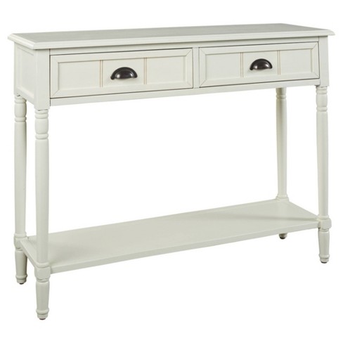 Goverton Sofa And Console Table White
