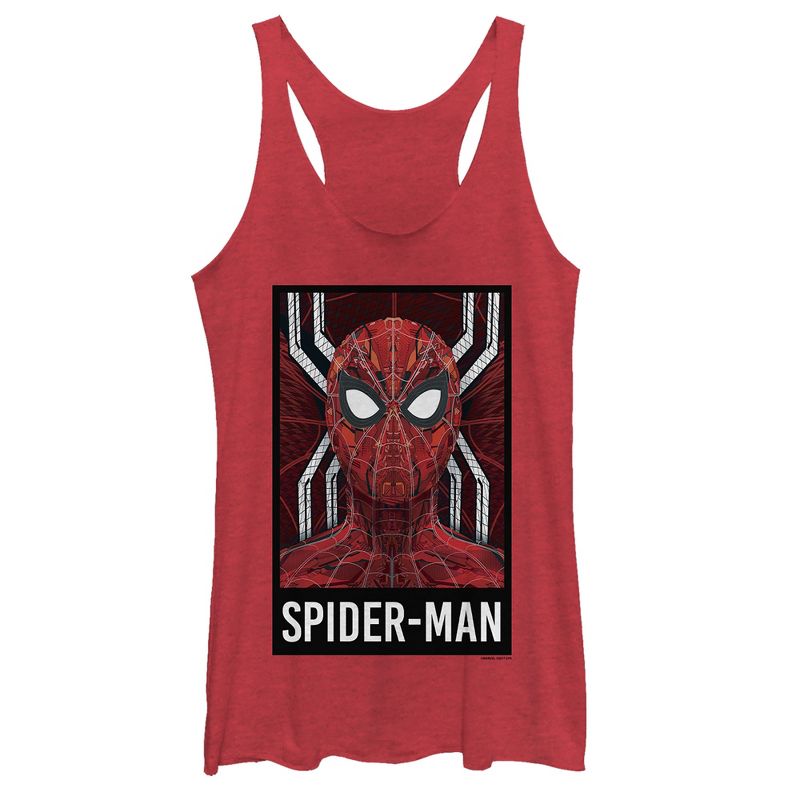 Women's Marvel Spider-Man: Far From Home Tech Suit Racerback Tank Top, 1 of 4