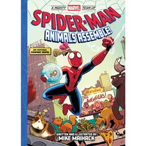 Spider-Man: Animals Assemble! (a Mighty Marvel Team-Up) - (A Mighty Marvel Team-Up) by  Mike Maihack (Hardcover) - 1 of 1