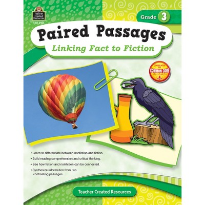 Teacher Created Resources® Paired Passages Linking Fact to Fiction Book, Grade 3