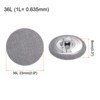 Unique Bargains Round Metal Sewing Cloth Covered Button 10 Pcs - 2 of 4