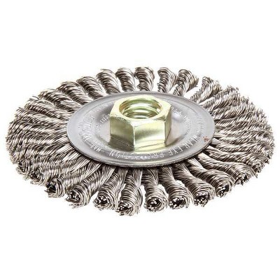 Weiler  Twist Wire Wheel Brush,Threaded Arbor 96098