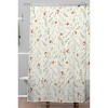 Iveta Abolina Caramel Cream Shower Curtain Beige - Deny Designs: Floral Microfiber Fabric, Easy Care, Buttonhole Top - 2 of 4