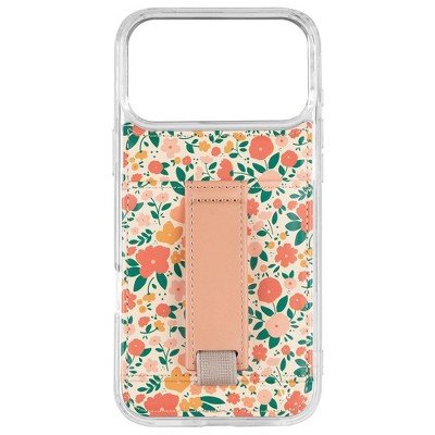 Walli Cases Summer Garden Phone Case with Wallet and Finger Strap