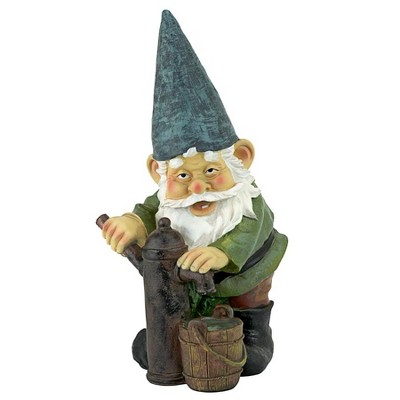 Design Toscano Water Pump Pete Garden Gnome Statue - Multicolored