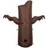 Gemmy Airblown Inflatable Brown Tree w/Yellow Face & JOL , 3.5 ft Tall, Multi - 4 of 4