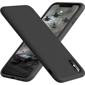 Entronix Case Designed for iPhone Xs Max Silicone Case, Protection Shockproof Dustproof Anti-Scratch Case, Liquid Cover - 1 of 4