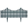 vidaXL 17 pcs Lawn Dividers 32.8 ft Green - 2 of 4