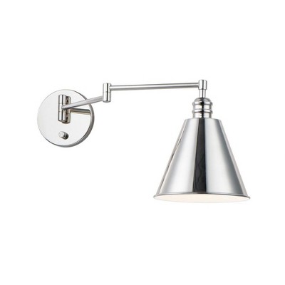 Maxim Lighting Library 1 - Light Swing Arm Lamp in  Polished Nickel