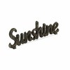 HomeRoots 3" Black Cast Iron Hand Painted Sunshine Sculpture - 3 of 4
