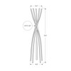 72" Contemporary Metal Coat Rack - EveryRoom - 4 of 4