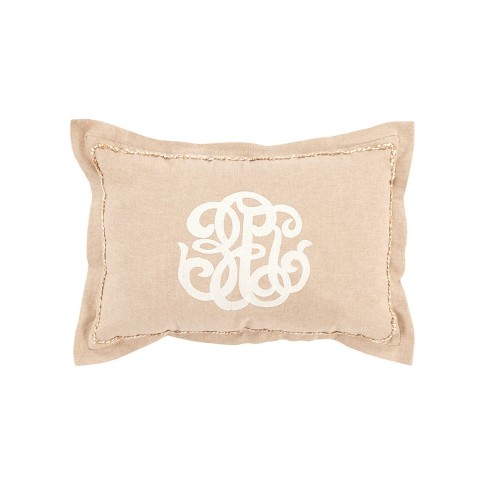 Monogram Throw Pillow