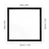 Unique Bargains Magnetic Tape Adhesive Waterproof Diamond Art Frames Black 11" x 11" Inch 4 Pcs - 2 of 4