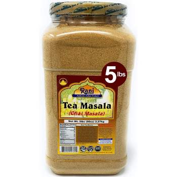 Tea (Chai) Masala, Indian 6-Spice Blend - 80oz (5lbs) 2.27kg - Rani Brand Authentic Indian Products