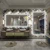 Apmir Super Bright Front & Back LED Lighted Anti-Fog Tempered Glass Bathroom/Vanity Mirror with ETL & 3-Year Warranty - 3 of 4
